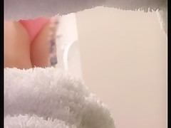 Oriental female shower voyeur hidden web camera