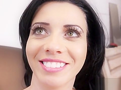 Euro honey bangs public agent