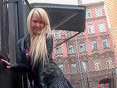 Russian dark nylons upskirt