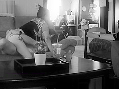 boston pair caught fucking on ottoman hidden camera